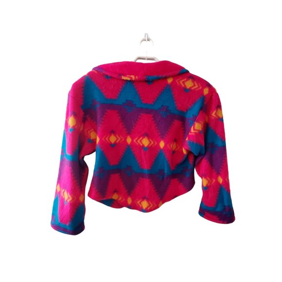 Panhandle Slim vintage jacket womens size M USA pink South West fleece - Picture 2 of 4